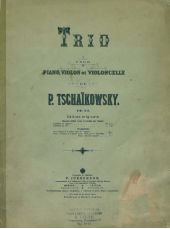 Trio pour Piano, Violon et Violoncelle
