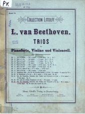 Trio fur Pianoforte, Clarinette oder Violine und Violoncell in Es dur (Mi b. majeur)