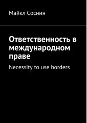 Ответственность в международном праве. Necessity to use borders