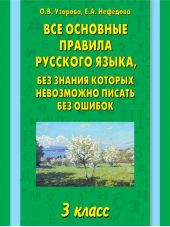 Все основные правила русского языка, без знания которых невозможно писать без ошибок. 3 класс