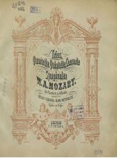 Trios, Qartette, Quintette, Concerte und Symphonien von W. A. Mozart