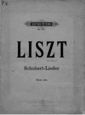 12 Lieder v. Fr. Schubert fur das Pianoforte ubertragen v. Fr. Liszt
