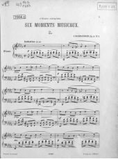 Six moments musicaux