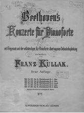 Konzerte fur Pianoforte mit Fingersatz und der vollstandigen fur pianoforte ubertragen Orchesterbegleitung vers. v. F. Kullak